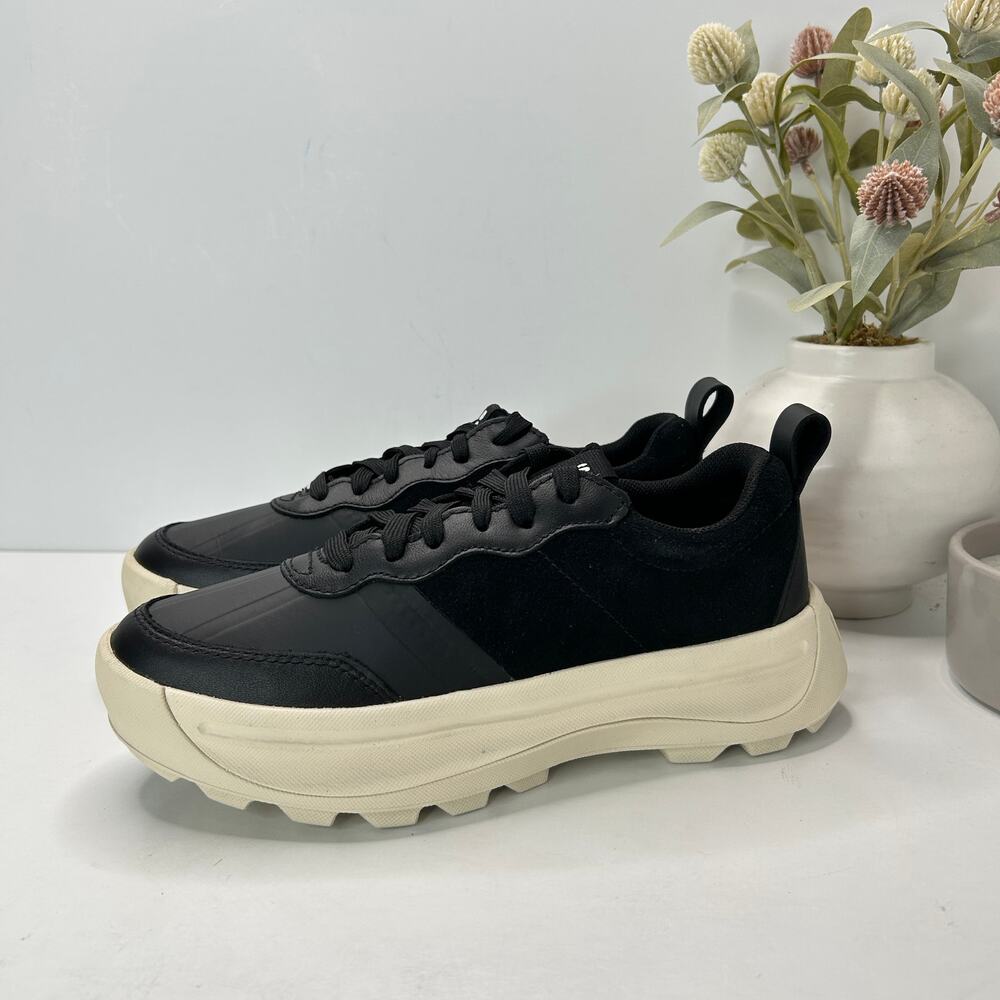 Sorel Ona 503 Everyday Low Sneaker Black/Jet Women's 7 Tried On Comfort Shoe - Picture 3 of 8
